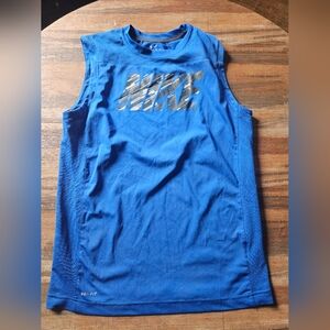 Mens NIKE DRI-FIT Sleeveless Blue Shirt Sz XL Compression ?  16
